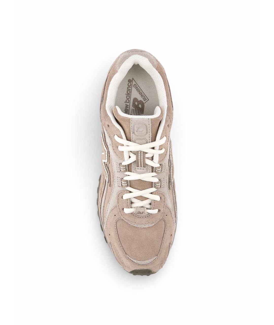 NEW BALANCE Бежевые замшевые кроссовки, фото 4