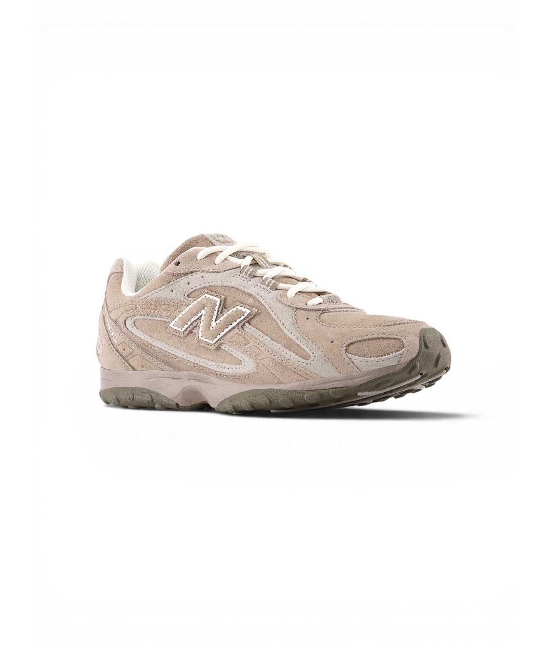 NEW BALANCE Бежевые замшевые кроссовки, фото 3