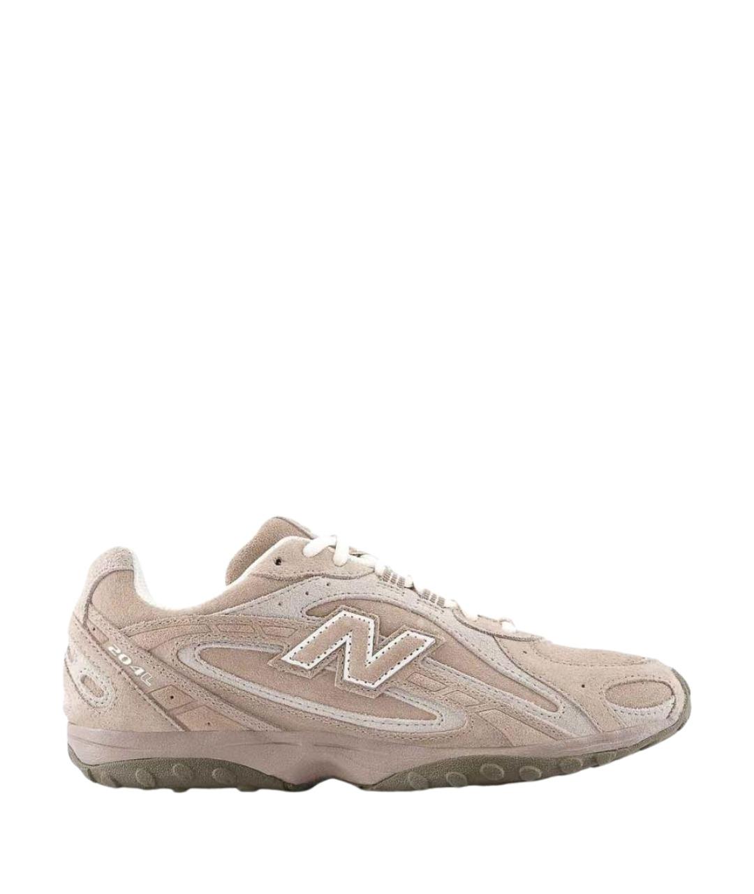 NEW BALANCE Бежевые замшевые кроссовки, фото 1