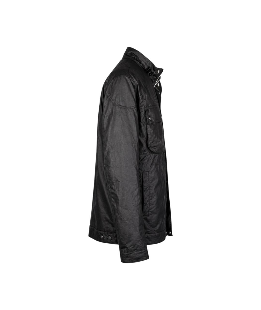 BARBOUR Черная хлопковая куртка, фото 4