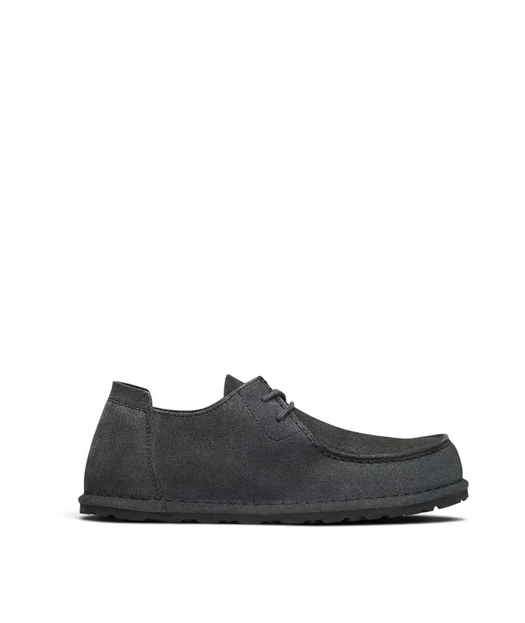 BIRKENSTOCK Серые замшевые низкие ботинки, фото 1