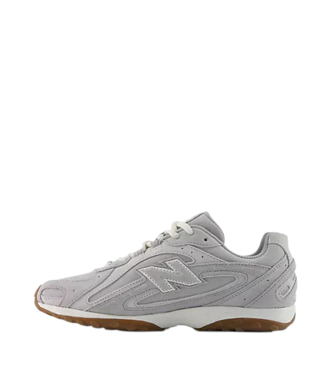 NEW BALANCE Серые замшевые кроссовки, фото 2