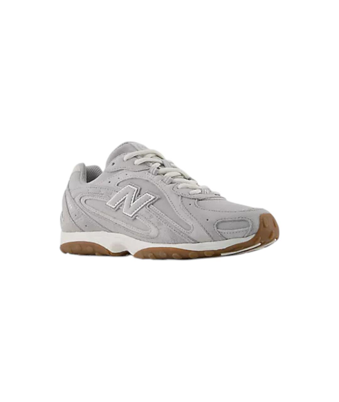 NEW BALANCE Серые замшевые кроссовки, фото 3