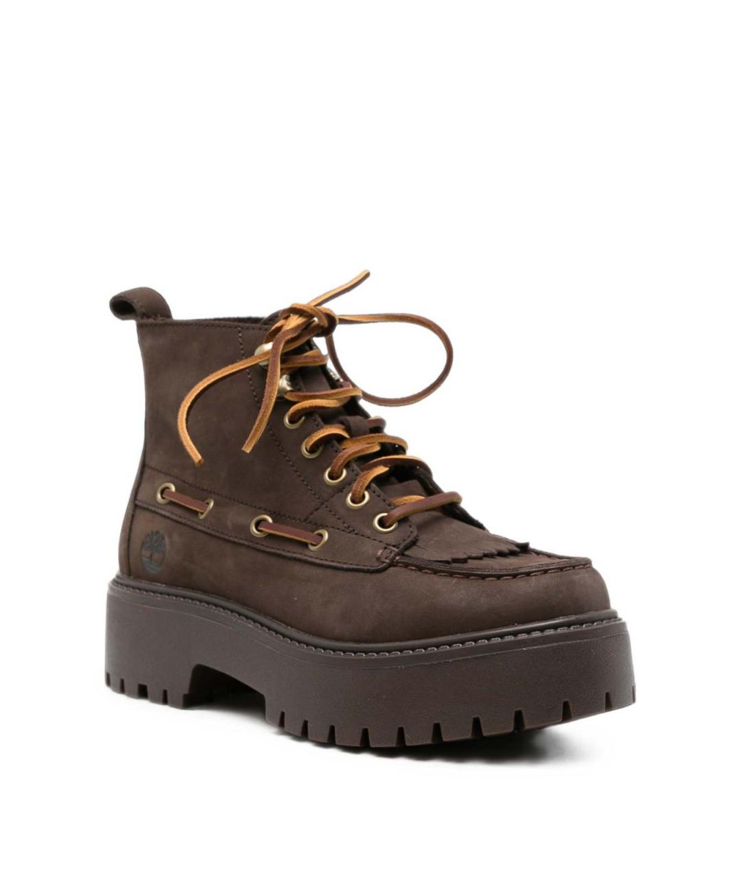 TIMBERLAND Коричневые замшевые ботильоны, фото 2
