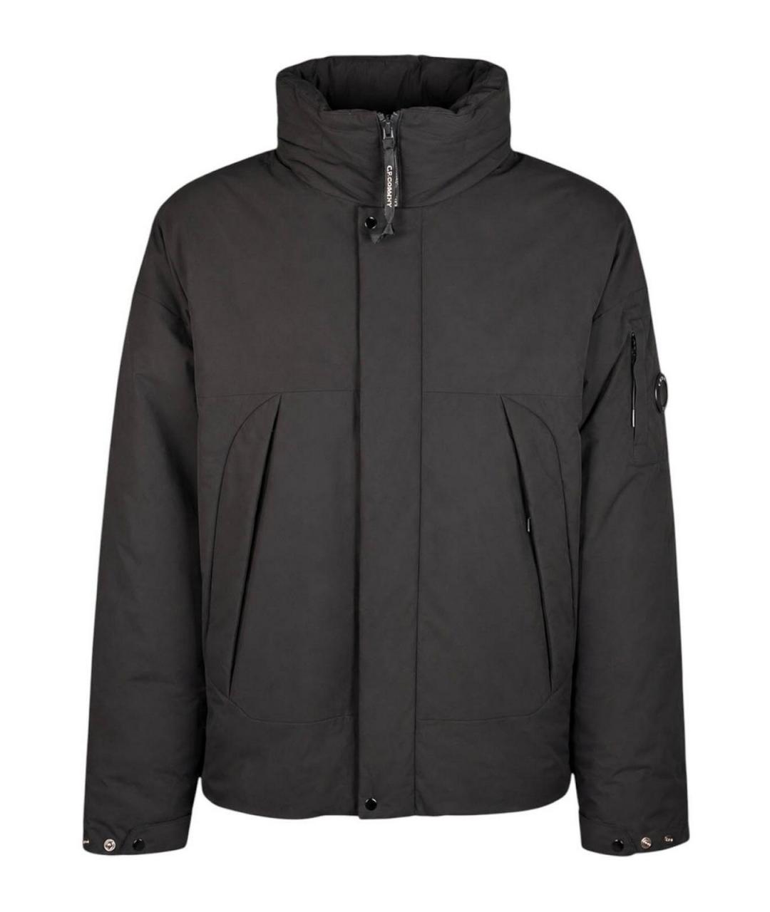 CP COMPANY Черная полиэстеровая куртка, фото 1