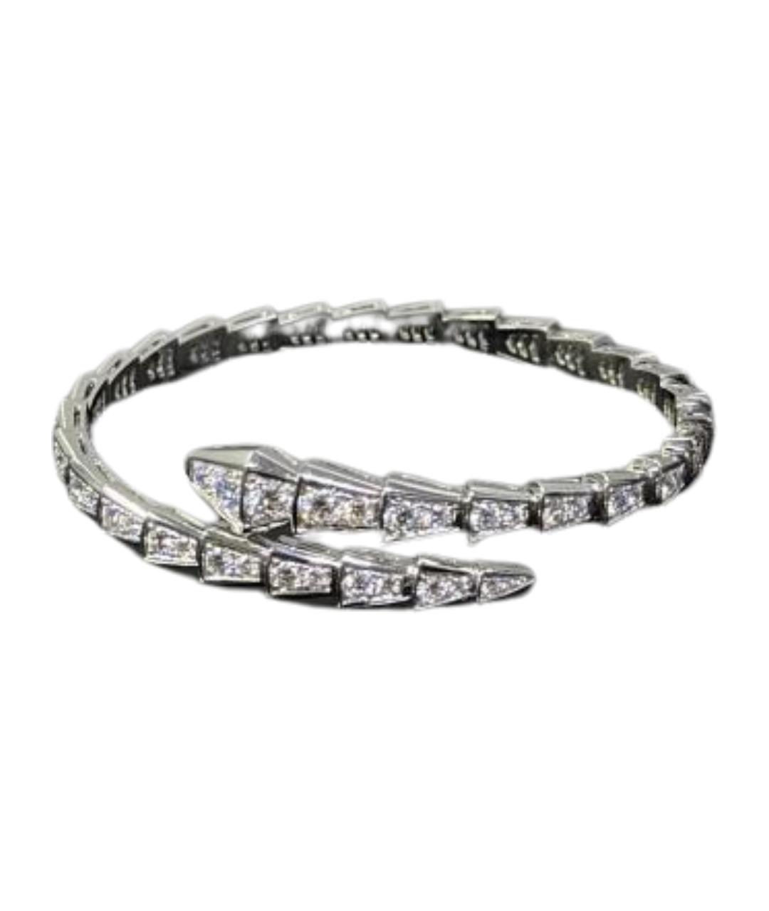 BVLGARI Серебряный браслет из белого золота, фото 1