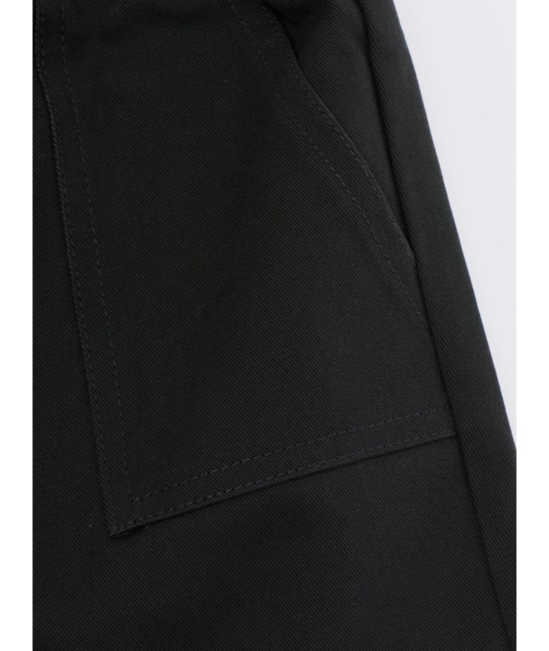 MARNI Антрацитовые хлопковые брюки и шорты, фото 3