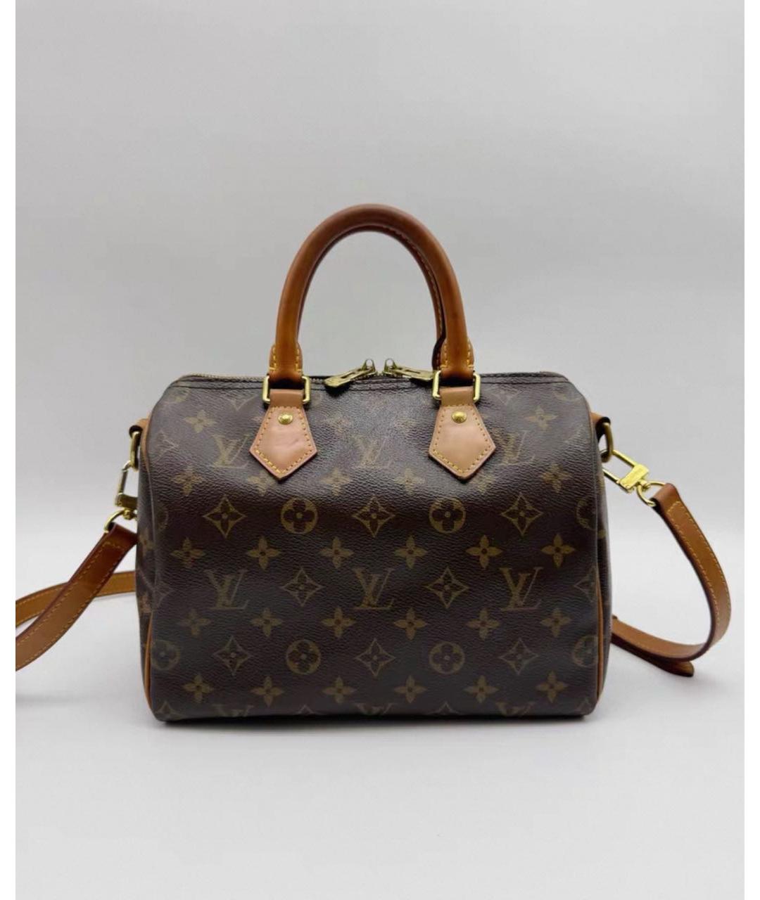 LOUIS VUITTON Коричневая сумка через плечо из канвы, фото 9