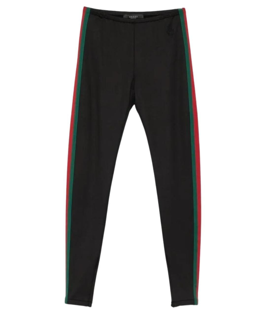 GUCCI Черные полиамидовые леггинсы и велосипедки, фото 1