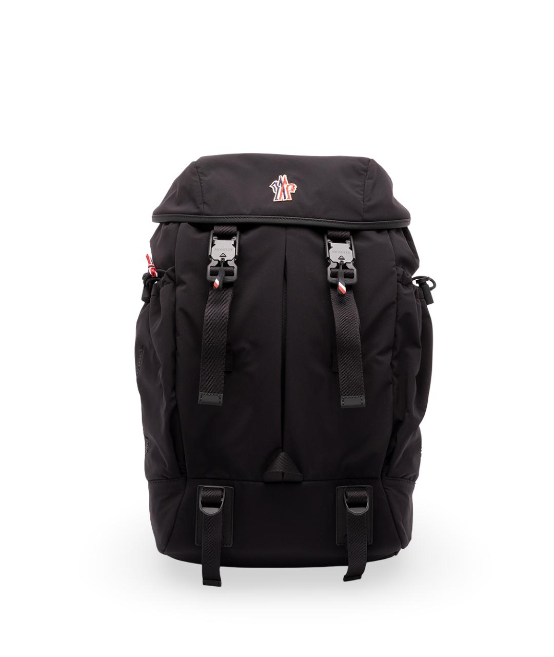 MONCLER GRENOBLE Черный тканевый рюкзак, фото 1