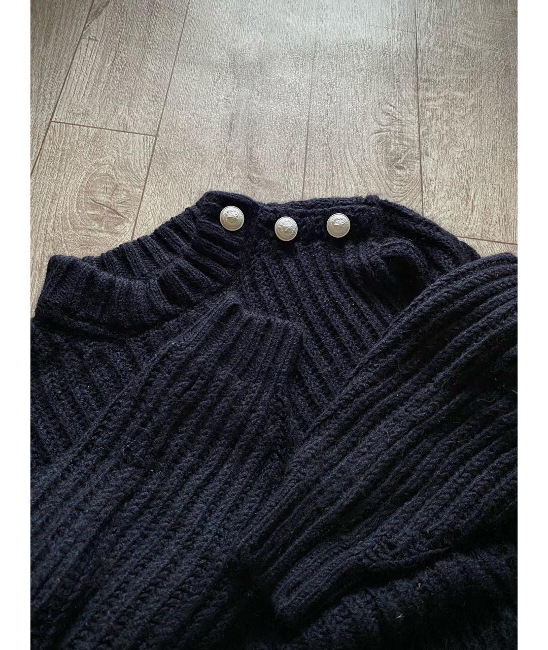 ZADIG & VOLTAIRE Темно-синий шерстяной джемпер / свитер, фото 8