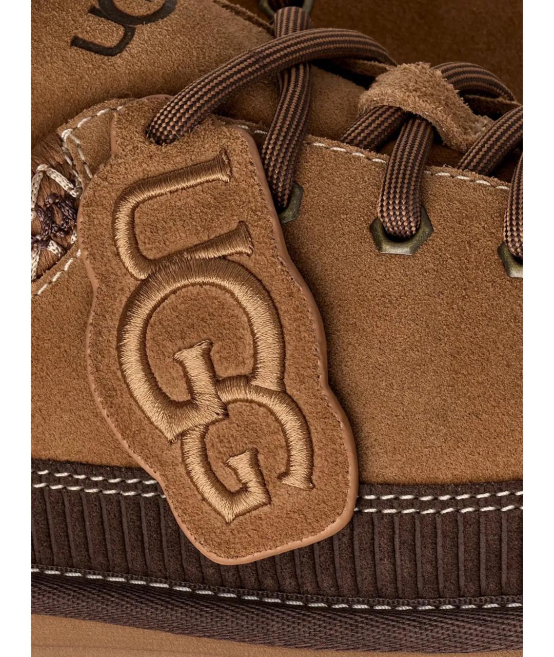 UGG Коричневые замшевые сабо, фото 6