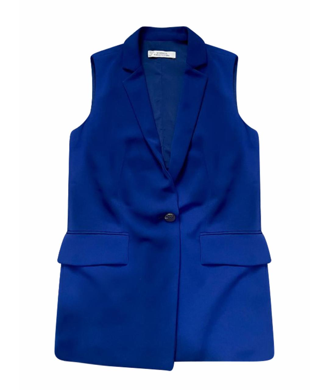VERSACE COLLECTION Синий жилет, фото 1