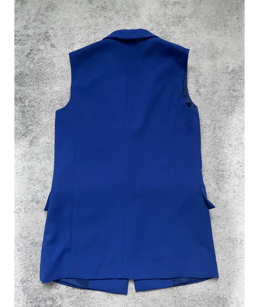 VERSACE COLLECTION Синий жилет, фото 2