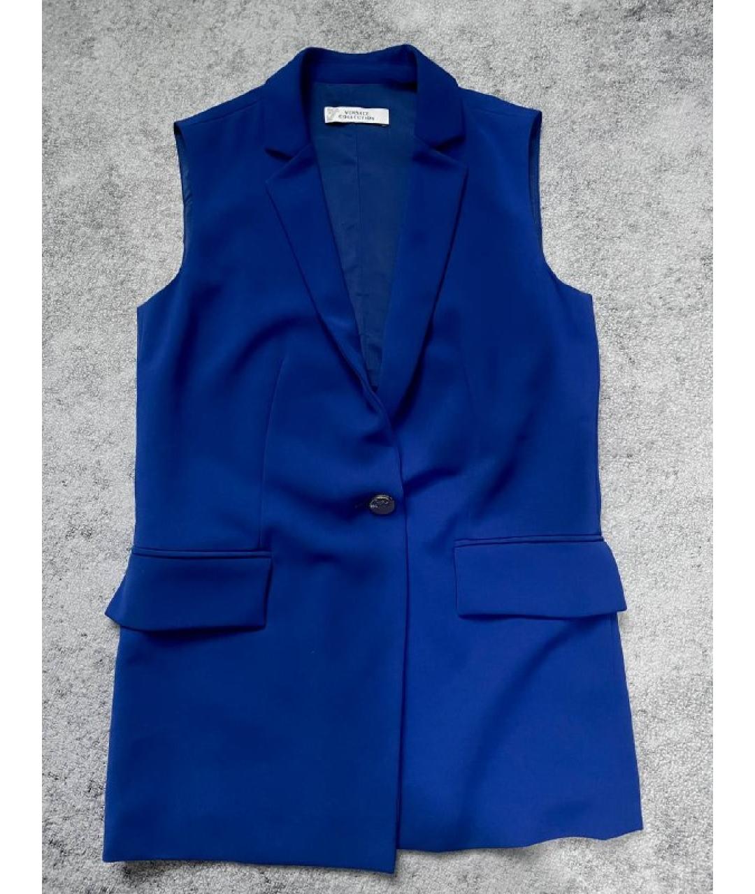 VERSACE COLLECTION Синий жилет, фото 6