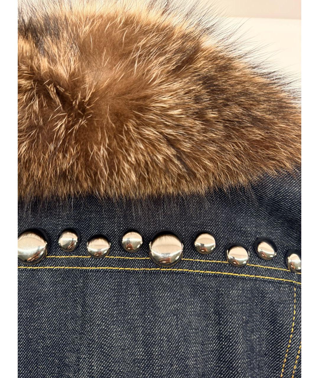 LOUIS VUITTON Темно-синяя хлопковая куртка, фото 4