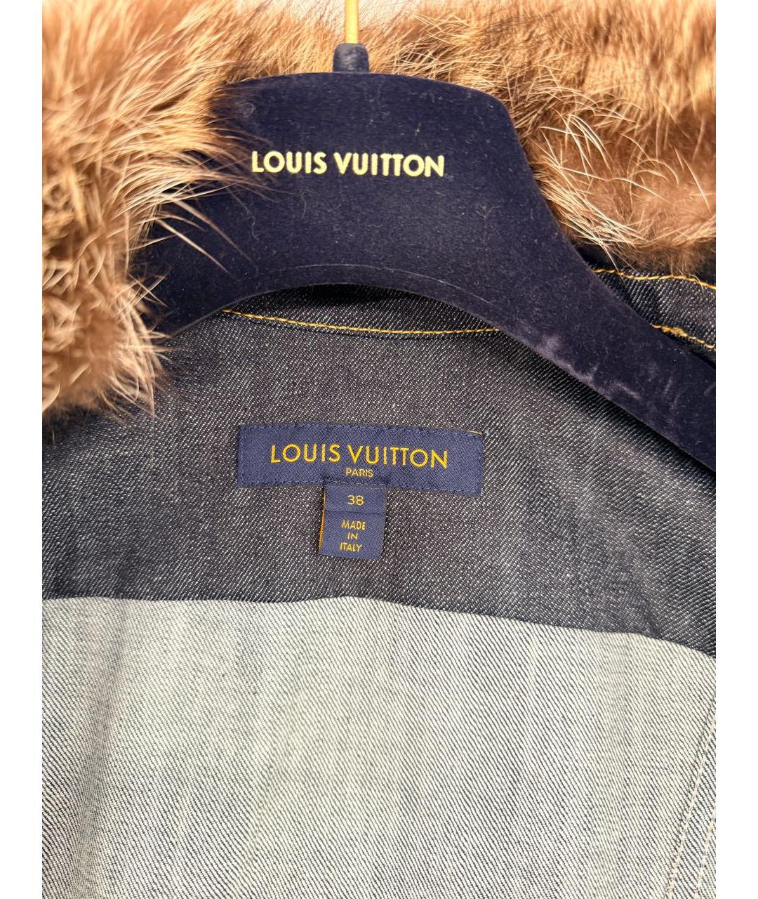 LOUIS VUITTON Темно-синяя хлопковая куртка, фото 3
