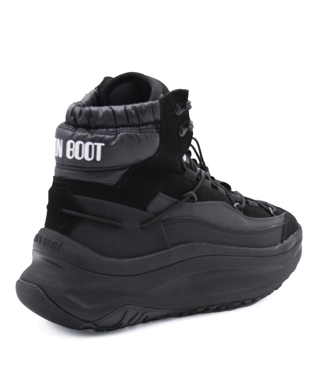MOON BOOT Черные высокие ботинки, фото 3