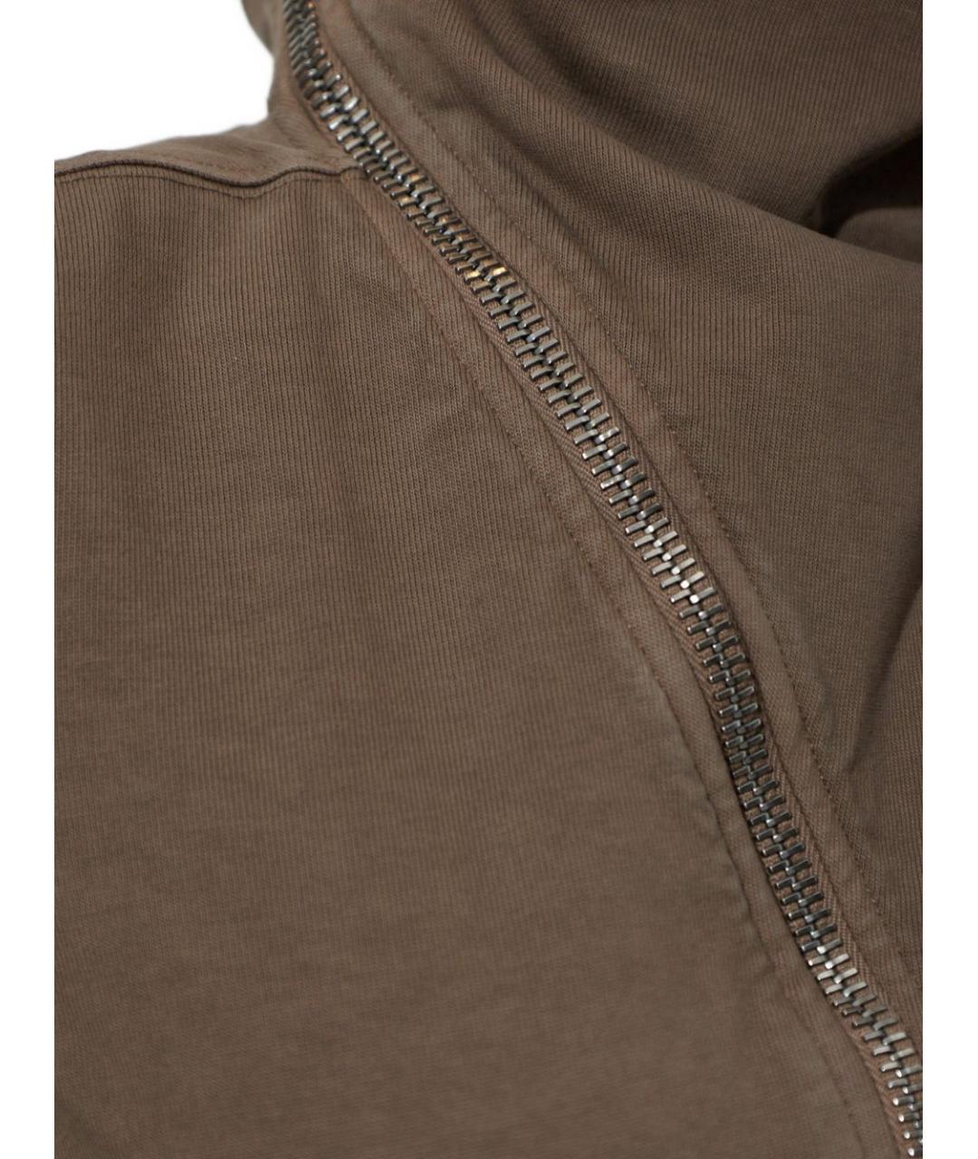 RICK OWENS DRKSHDW Серая хлопковая куртка, фото 4