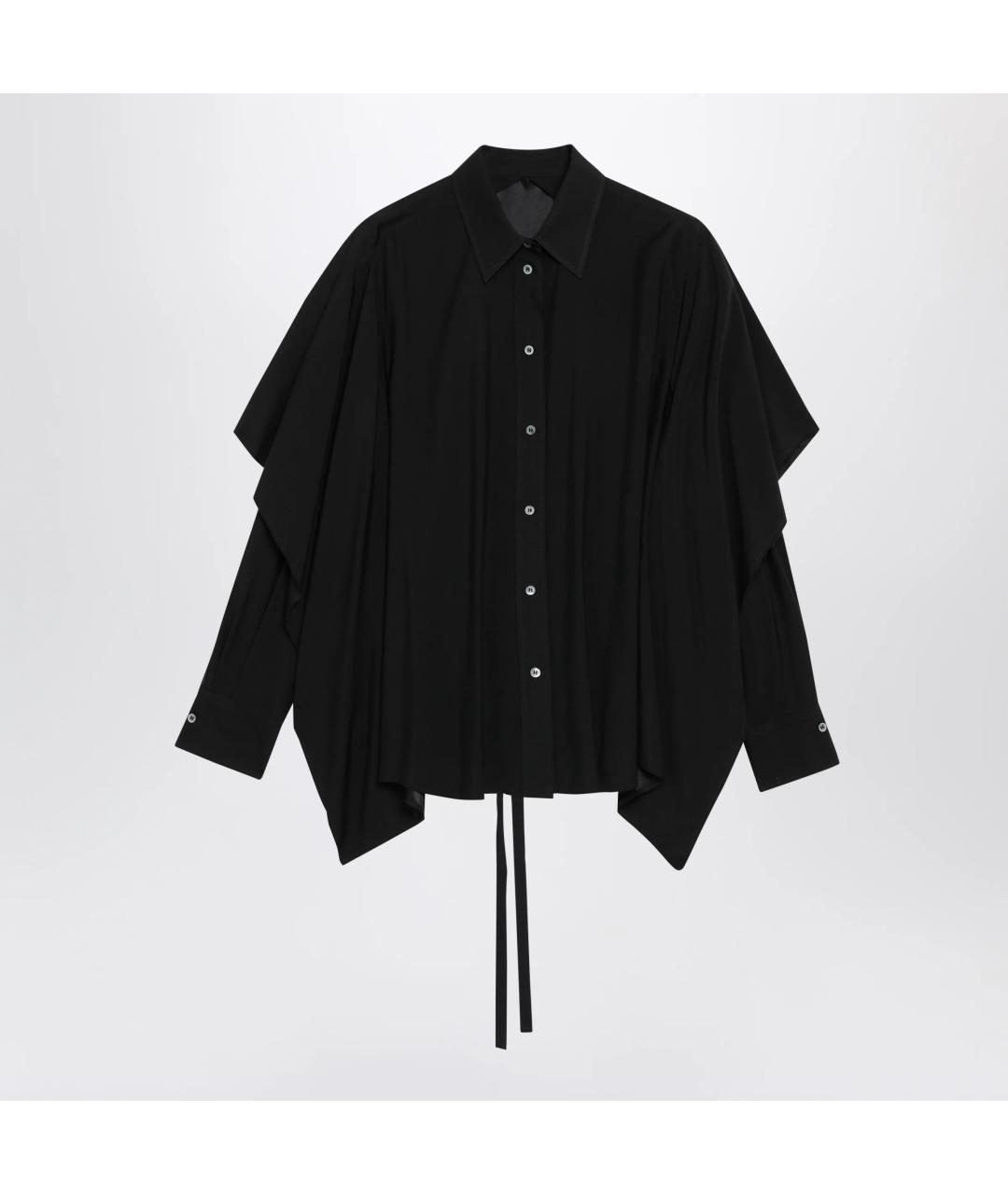 MAISON MARGIELA Черная вискозная рубашка, фото 3
