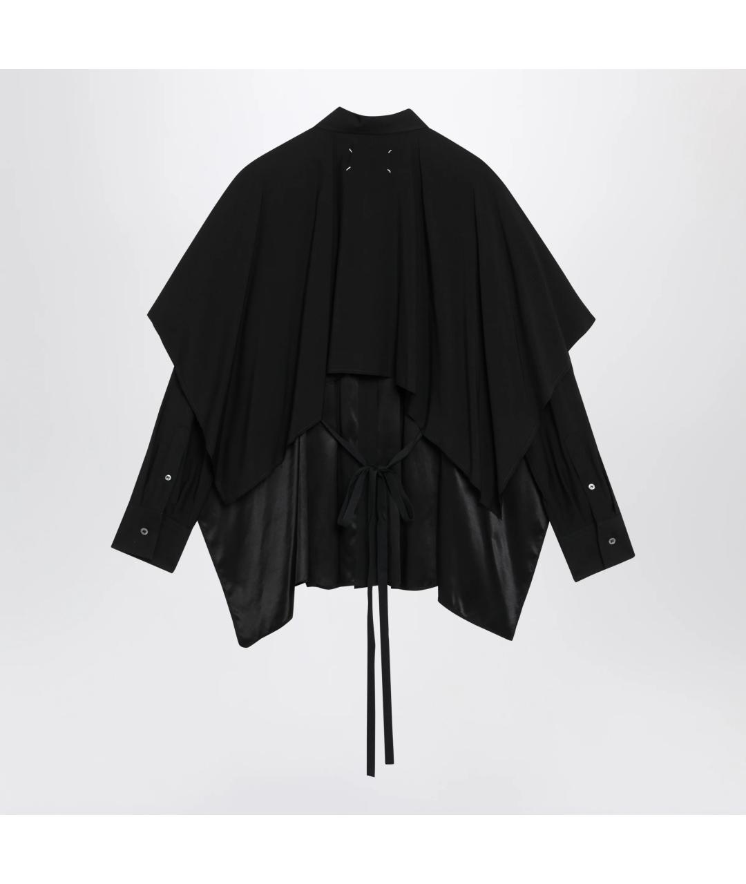 MAISON MARGIELA Черная вискозная рубашка, фото 2