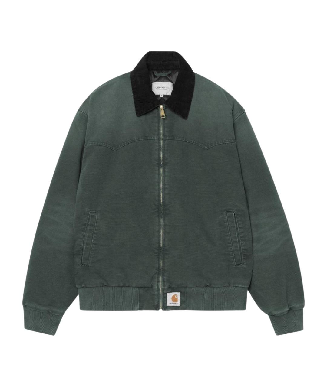CARHARTT WIP Зеленая хлопковая куртка, фото 1