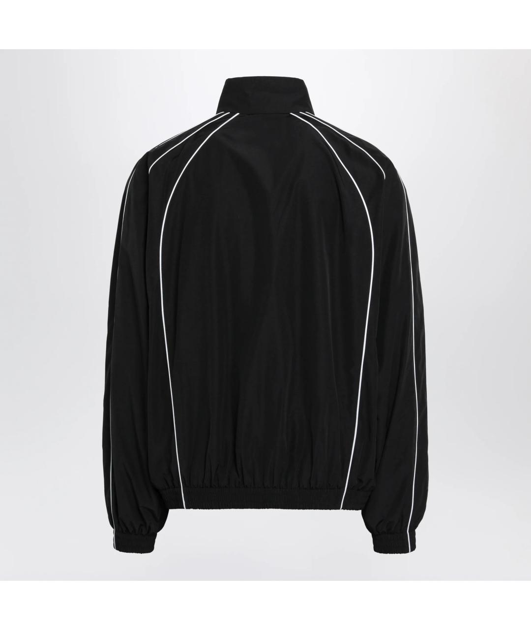 BALENCIAGA Черная нейлоновая спортивная куртка, фото 2