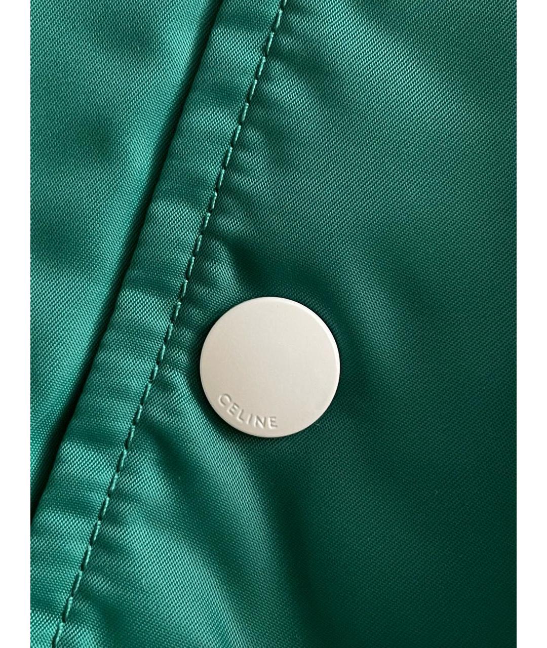 CELINE PRE-OWNED Зеленая куртка, фото 5