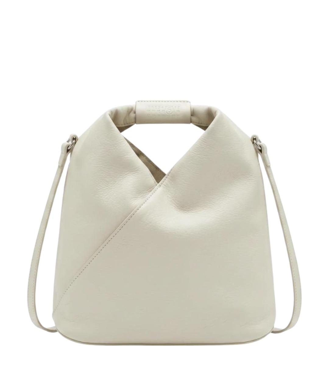 MM6 MAISON MARGIELA Белая сумка тоут из искусственной кожи, фото 1