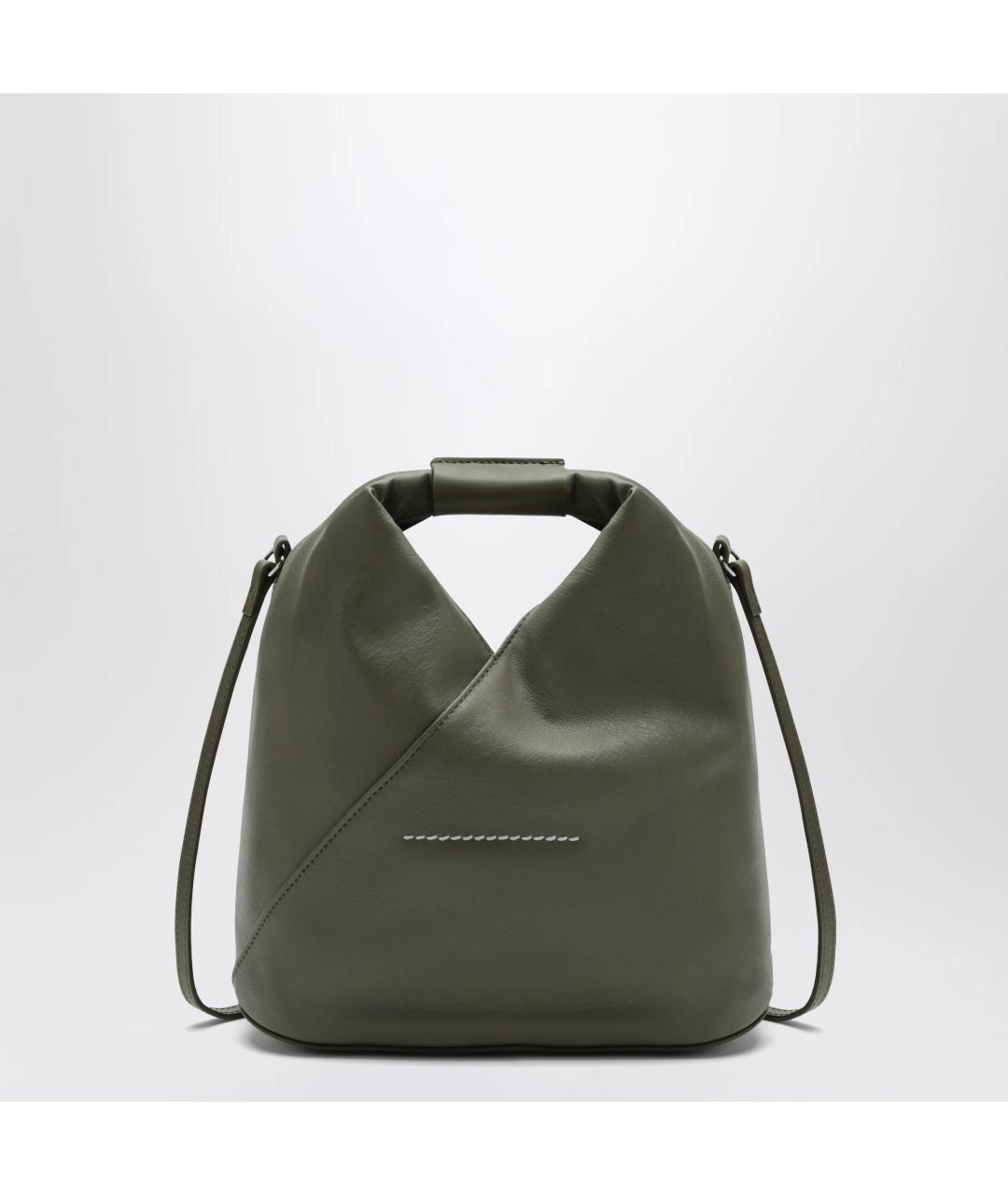 MM6 MAISON MARGIELA Зеленая сумка тоут из искусственной кожи, фото 2