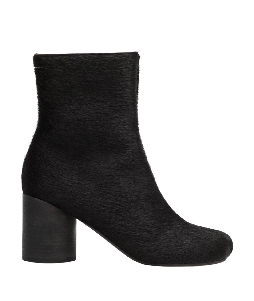 MM6 MAISON MARGIELA Коричневые кожаные ботинки, фото 1