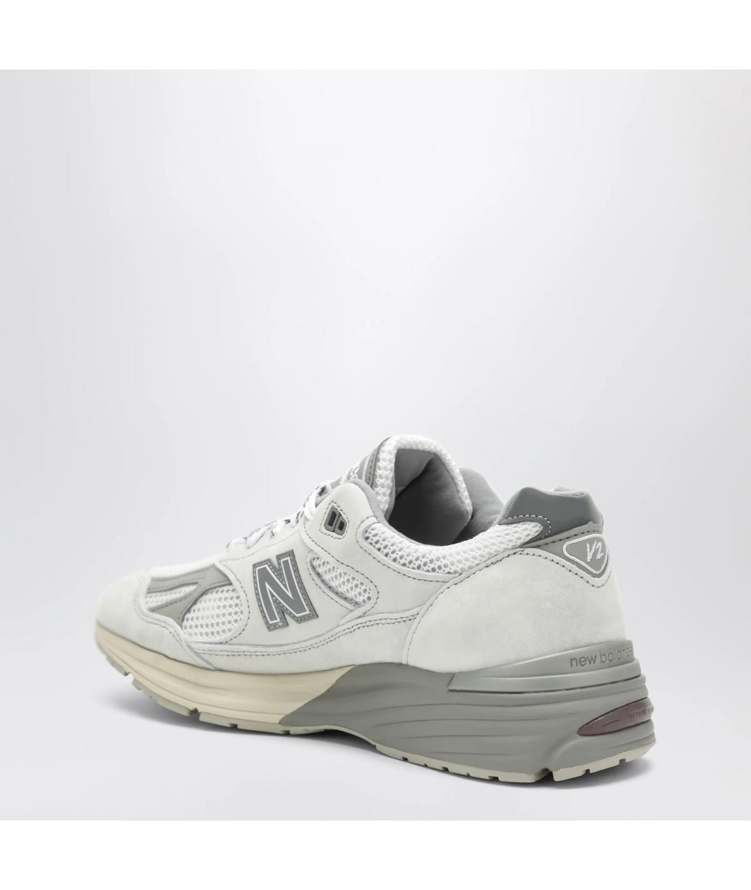 NEW BALANCE Серые текстильные низкие кроссовки / кеды, фото 2