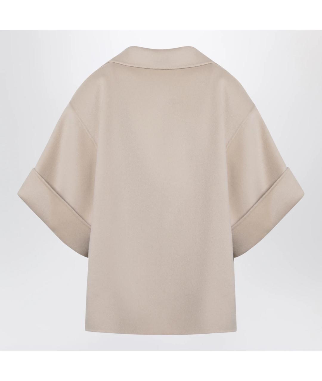 WEEKEND MAX MARA Бежевая шерстяная куртка, фото 2