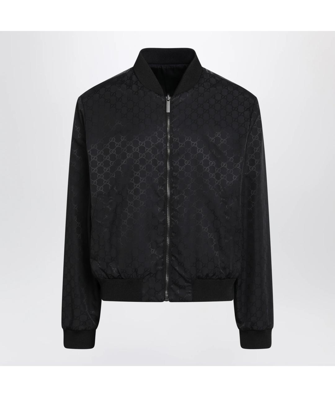 GUCCI Черная полиамидовая куртка, фото 3