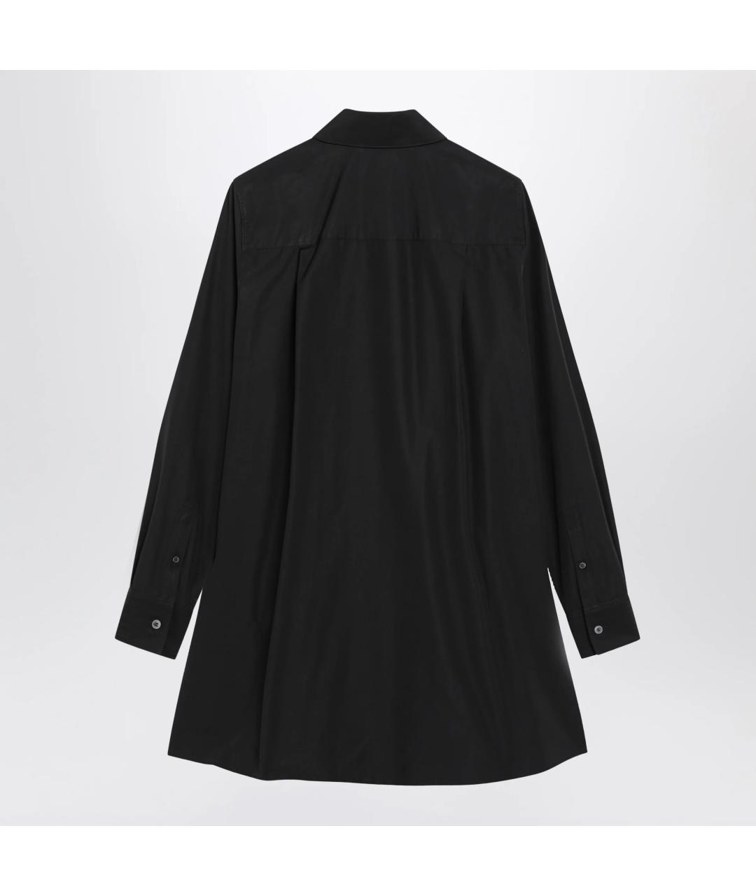 LOEWE Черное хлопковое повседневное платье, фото 2
