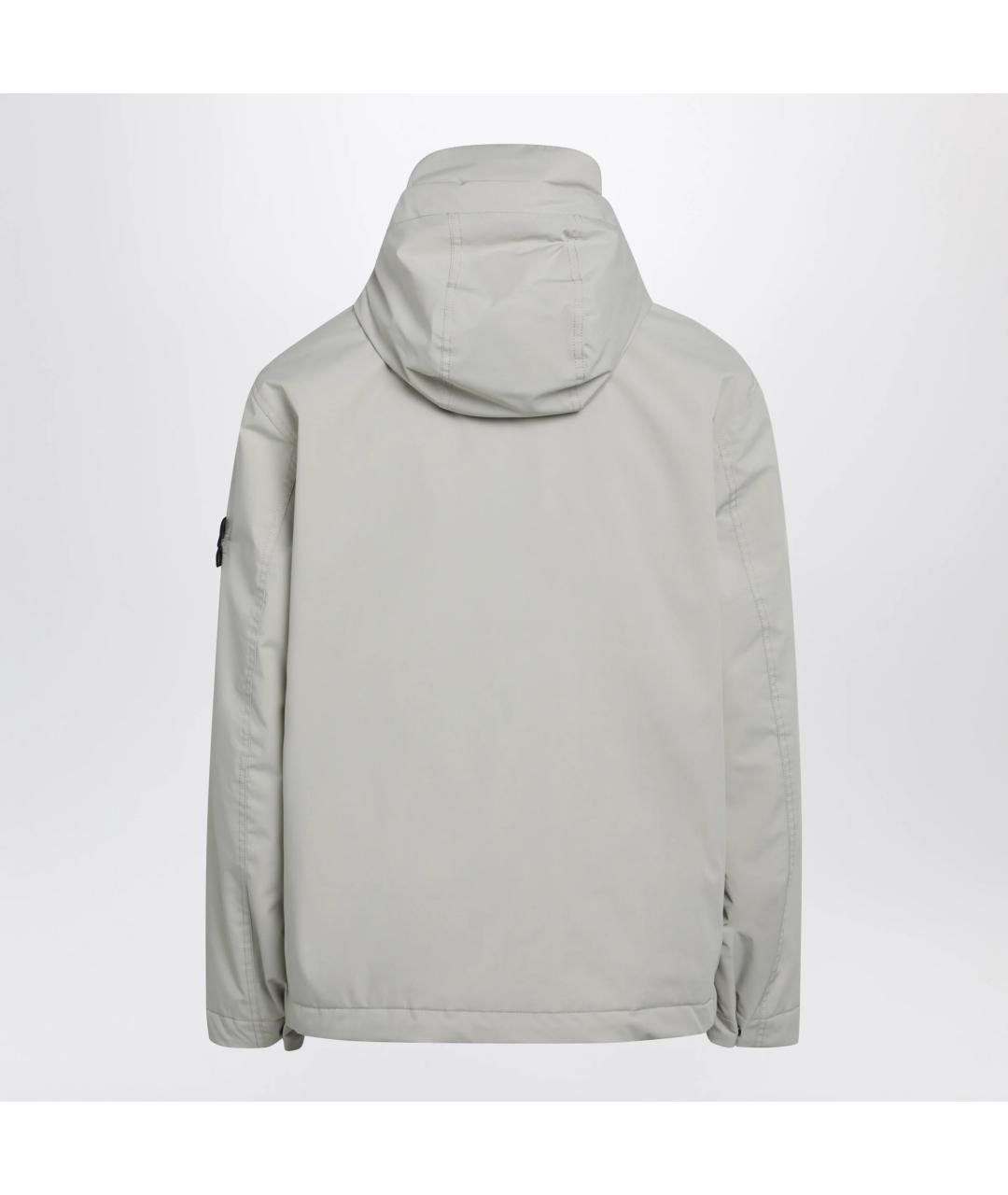 STONE ISLAND Бежевая полиэстеровая куртка, фото 2