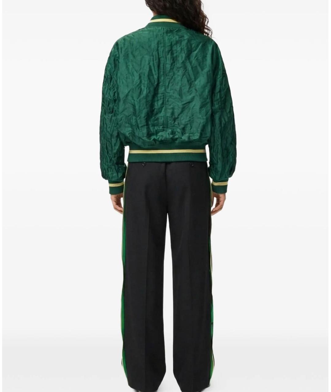 LOEWE Зеленая полиэстеровая куртка, фото 6