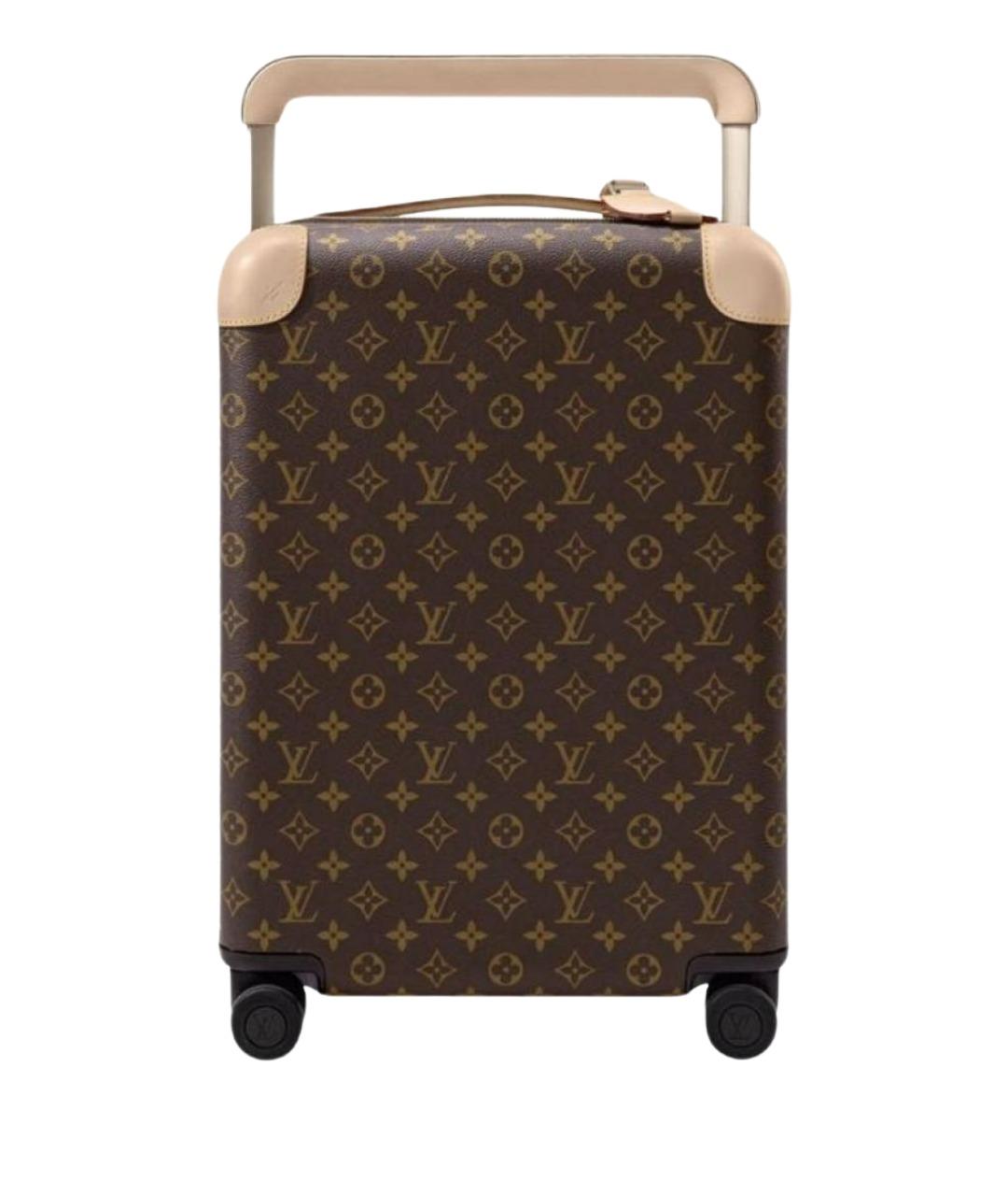 LOUIS VUITTON Коричневый чемодан из канвы, фото 1