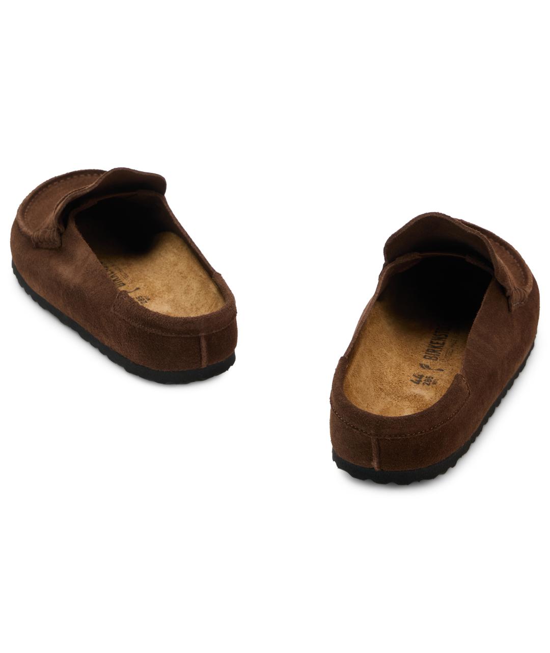 BIRKENSTOCK Коричневые замшевые сандалии, фото 4