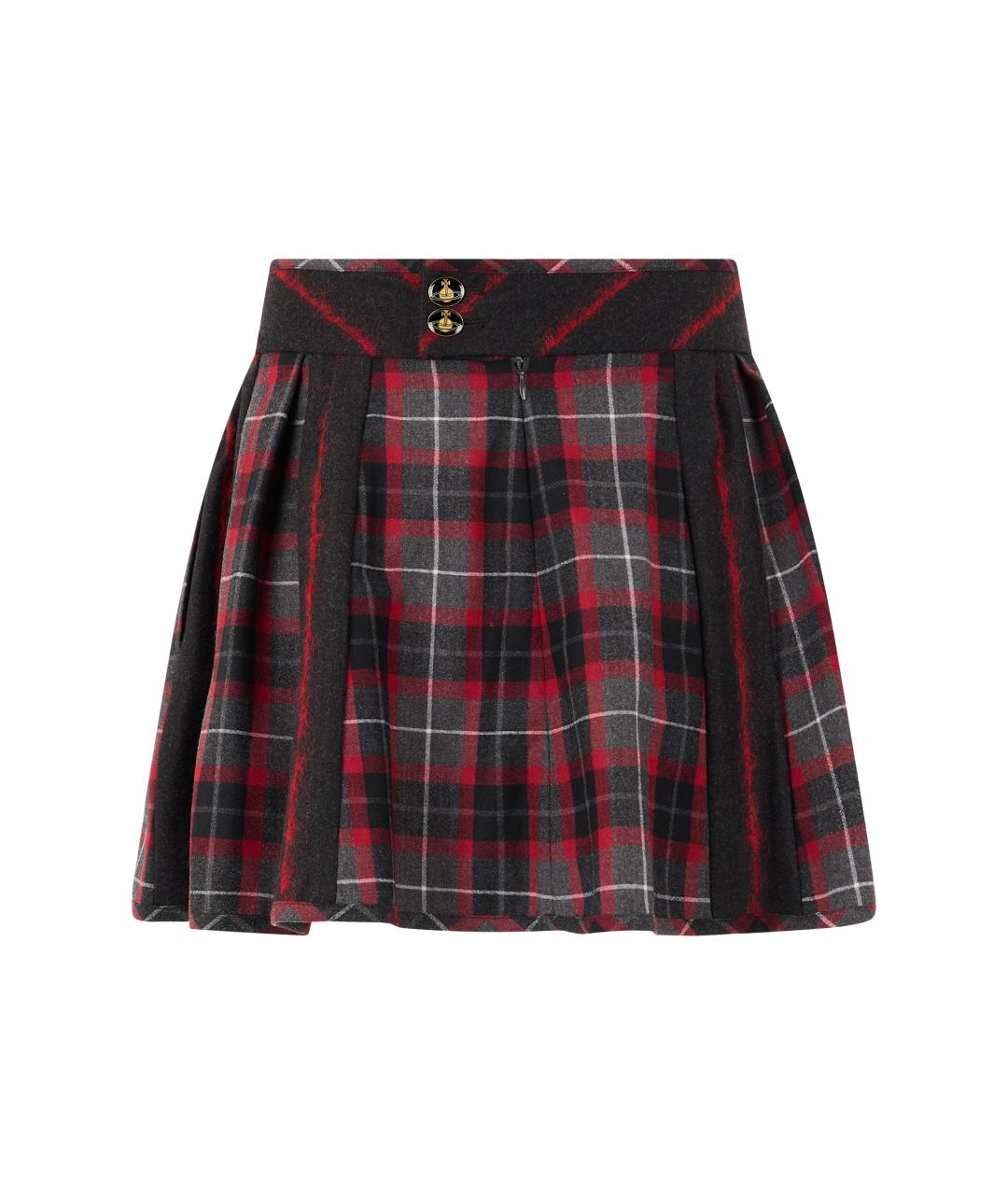 VIVIENNE WESTWOOD Мульти шерстяная юбка мини, фото 1
