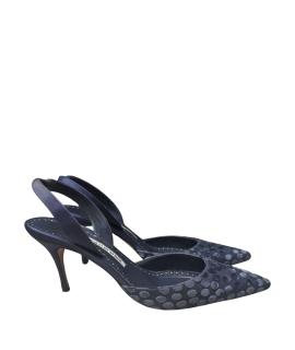 MANOLO BLAHNIK Лодочки на низком каблуке