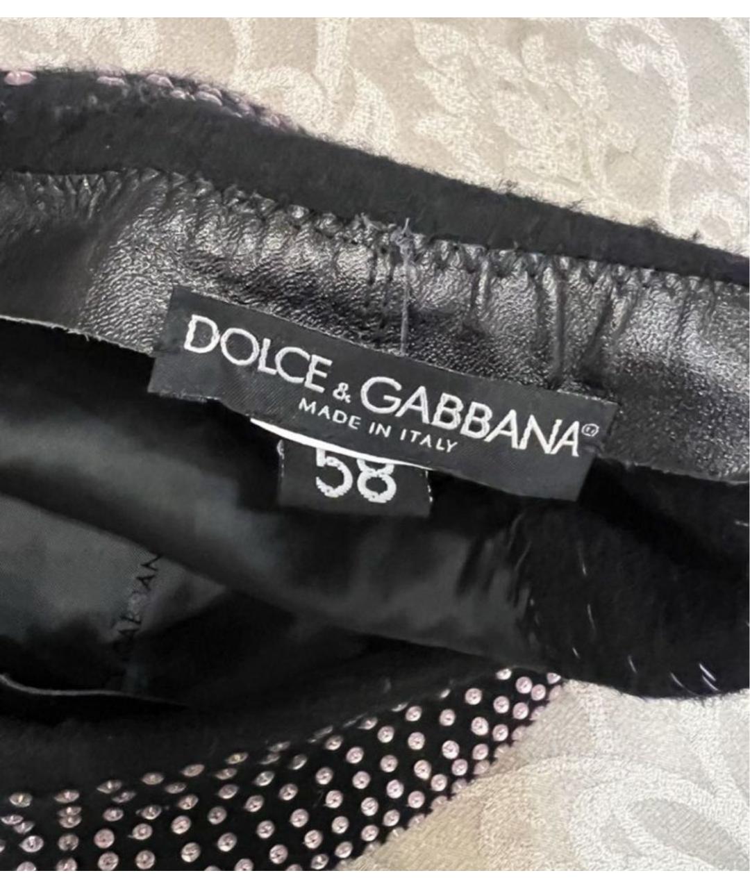 DOLCE&GABBANA Серебряная шерстяная шапка, фото 3