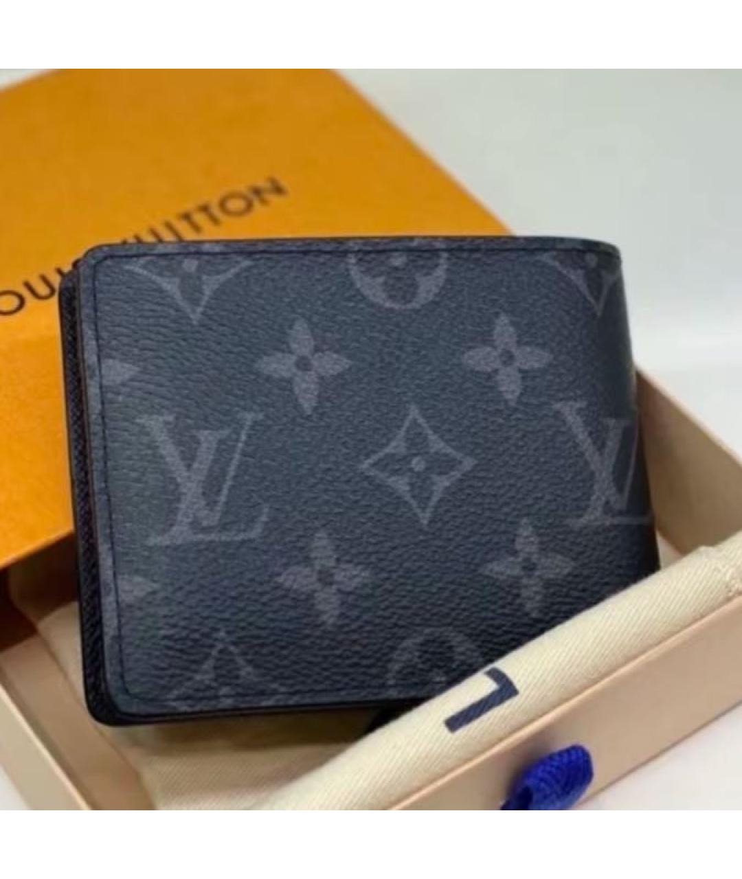 LOUIS VUITTON Черный кошелек, фото 4