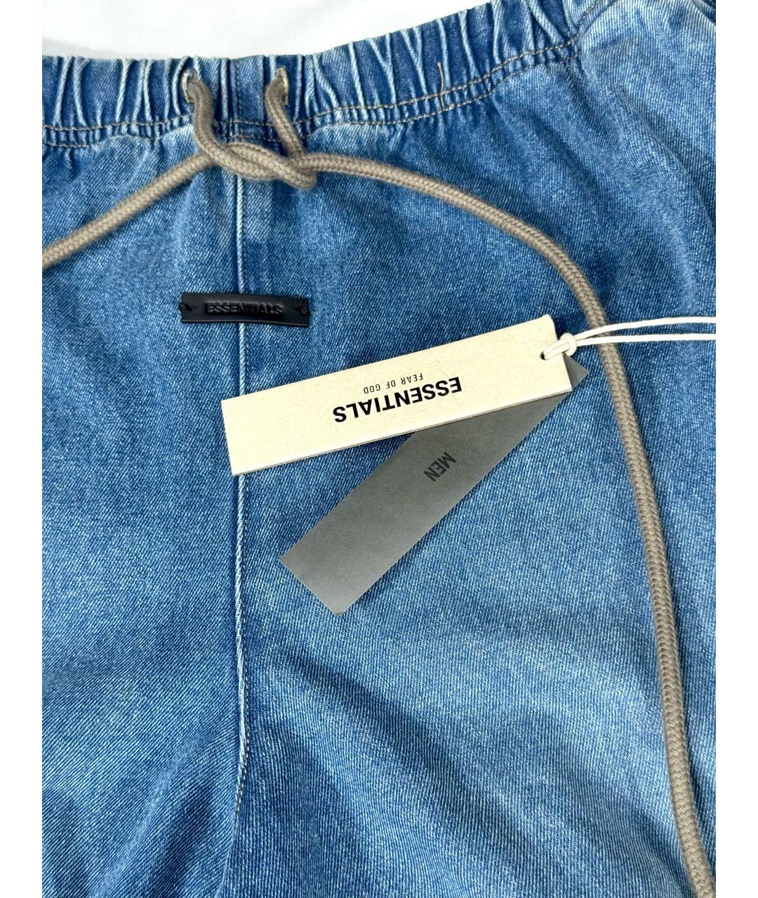 FEAR OF GOD ESSENTIALS Темно-синие хлопковые джинсы, фото 5