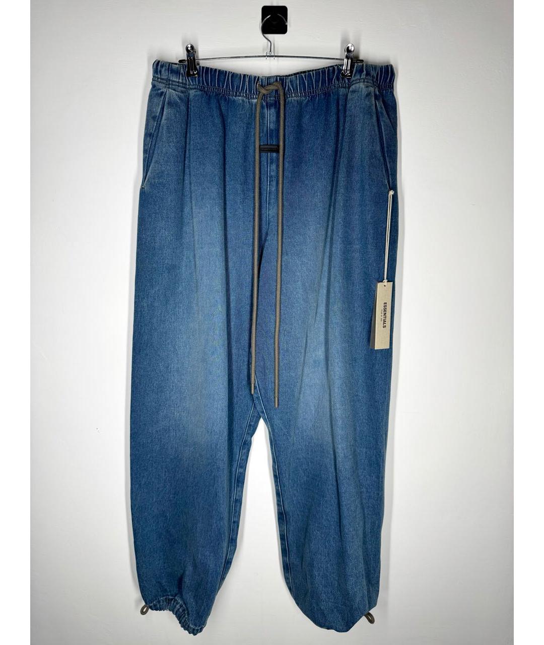 FEAR OF GOD ESSENTIALS Темно-синие хлопковые джинсы, фото 2