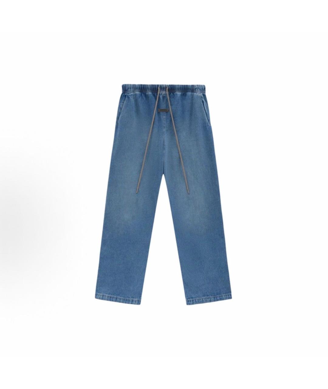 FEAR OF GOD ESSENTIALS Темно-синие хлопковые джинсы, фото 8