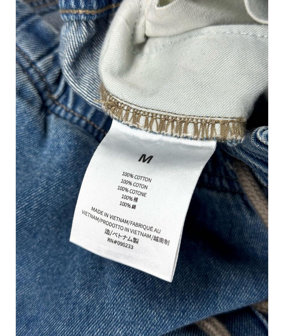 FEAR OF GOD ESSENTIALS Темно-синие хлопковые джинсы, фото 7