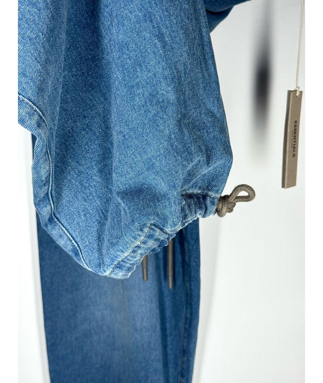FEAR OF GOD ESSENTIALS Темно-синие хлопковые джинсы, фото 4