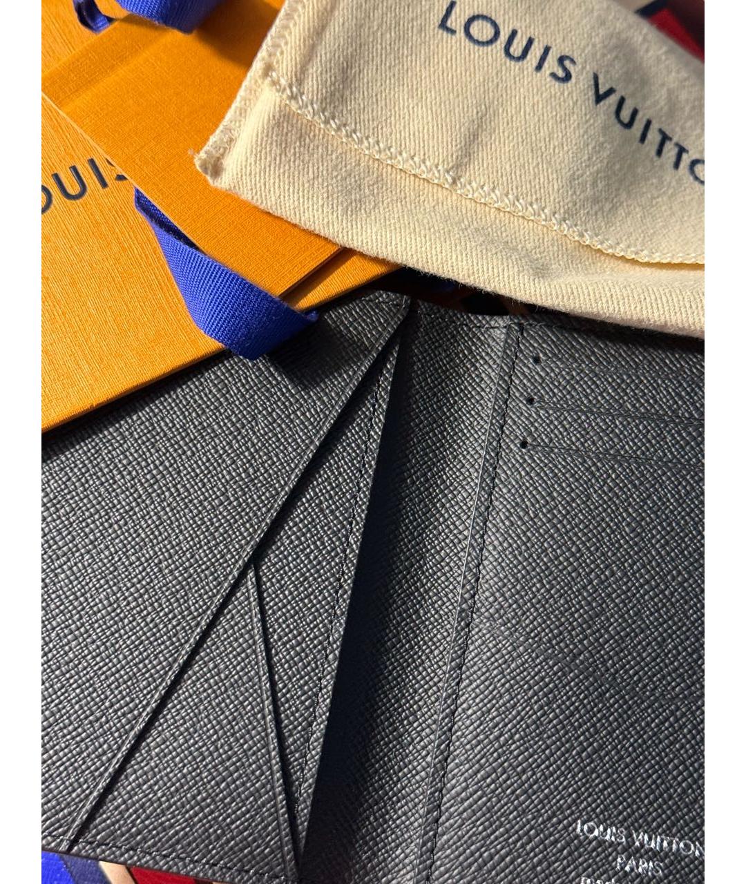 LOUIS VUITTON Черный кардхолдер, фото 6