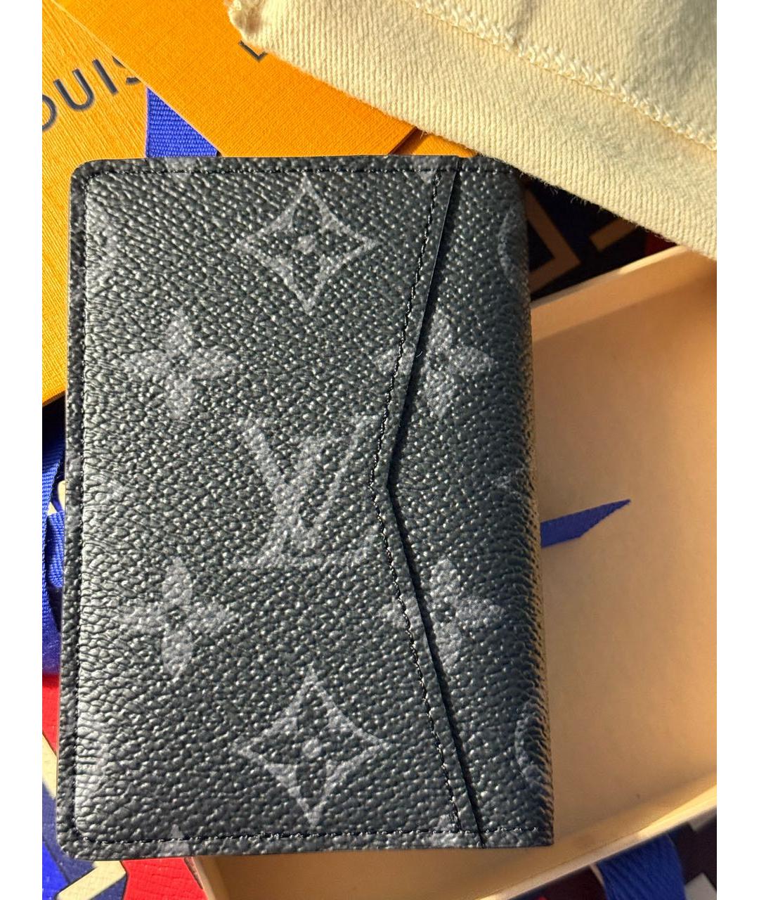 LOUIS VUITTON Черный кардхолдер, фото 7